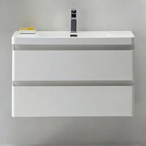 База под раковину подвесная BelBagno ENERGIA-N-900-2C-SO-BL Bianco Lucido