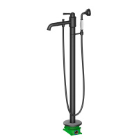 Смеситель напольный для ванны и душа Timo Arisa 5300/03Y-CR черный