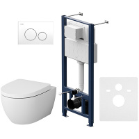 Комплект унитаза с инсталляцией AM.PM Spirit V2.0 FlashClean IS47001.111738