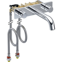 Смеситель для раковины Geberit ONE, настенный, двухручковый, 116.464.21.1