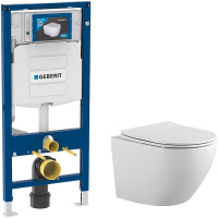 Комплект унитаза с инсталляцией Aquatek SET ОБЕРОН бел