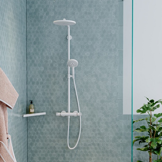Душевая система Hansgrohe Croma Select S 280 EcoSmart 26891700 белый матовый