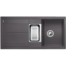 Мойка кухонная Blanco Metra 6S Silgranit PuraDur (темная скала), 518877
