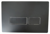 Клавиша смыва Cerutti, кнопки прямоугольные, черный, CR02BK