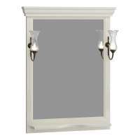 Зеркало Opadiris Риспекто 80 00-00007059  слоновая кость, с выключателем, без светильника