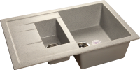 Кухонная мойка GranFest Quadro 775L, Q-775KL серый