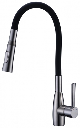 Смеситель для кухни Oulin OL-8022 (с гибким изливом)