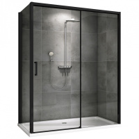 Душевой уголок (160х100) ABBER Komfort AG93160B-S102B черный