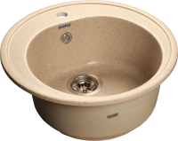 Кухонная мойка GranFest Rorndo 510, R-510 песочный