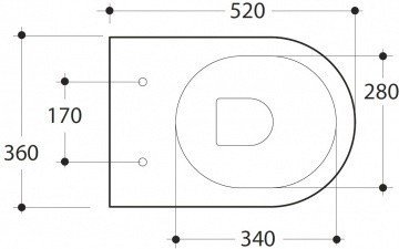 Крышка-сиденье для унитаза Kerasan Flo 319101 микролифт