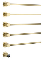 Полотенцесушитель электрический встраиваемый WONZON & WOGHAND MÜNCHEN, брашированное золото WW-A355-BG Полотенцесушитель электрический встраиваемый WONZON & WOGHAND MÜNCHEN, брашированное золото WW-A355-BG