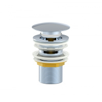 Донный клапан для раковины с переливом  WONZON & WOGHAND, хром WW-88SS01-CR