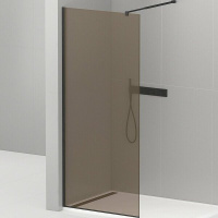 Душевая перегородка 120 см CEZARES LIBERTA LIBERTA-L-1-120-BR-NERO