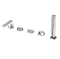 Встраиваемый смеситель Bravat DIAMOND (CP) на 5 отверстий (F518102C-DE)