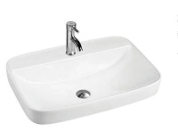 Раковина керамическая полувстраиваемая (59x40) Art&Max AM6400