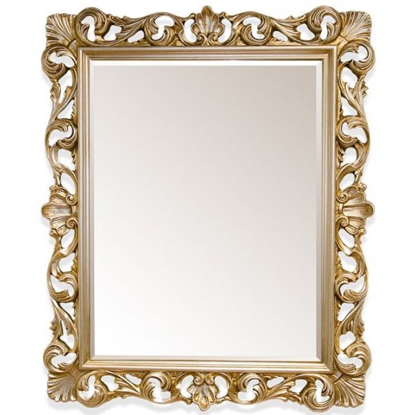 Зеркало 85х100 см глянцевое золото Tiffany World TW03845oro.brillante