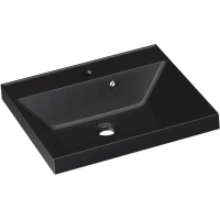 Раковина накладная (50х45) Style Line Asti СС-00002485 антрацит