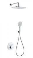 Душевая система с термостатом встраиваемая WONZON & WOGHAND, хром WW-D2017-A-CR