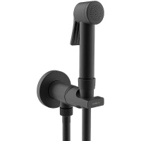 Гигиенический душ со смесителем Bossini Paloma Apice E34002B.073 черный матовый