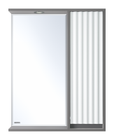 Зеркальный шкаф (63х80) Brevita Balaton 65 правый  BAL-04065-01-01П