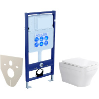 Комплект унитаза с инсталляцией  SET AQUATEK АМАДЕО