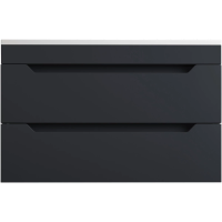 Тумба подвесная  без раковины 80 см Style Line Остин ЛС-00002404 графит матовый