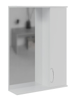 Шкаф зеркальный универсальный Orange Лайт LA-50ZSW  белый