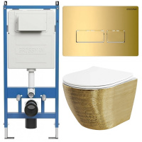 Комплект унитаза с инсталляцией Grossman Pragma 97.4455GWS.03.300 с клавишей смыва