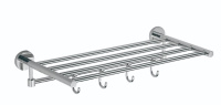Полка для полотенец 50 см4 крючков Savol 87 S-508745