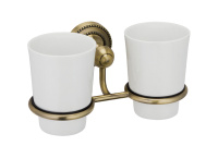 Стакан для зубных щеток FIXSEN Antik двойной FX-61107