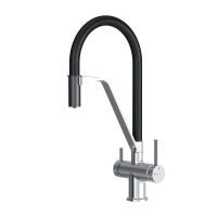 Смеситель для кухни с подключением к фильтру Am.Pm Func F8F07802 хром/черный