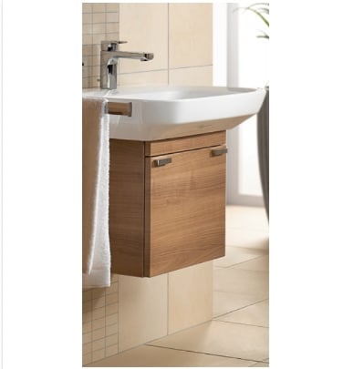 Тумба под умывальник Villeroy&Boch SENTIQUE PEARLWOOD/хром A85500DN