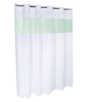 Шторка для ванной FIXSEN зеленая FX-5115F