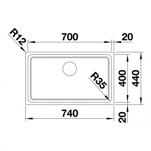 Кухонная мойка Blanco Etagon 700-IF 524272