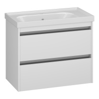 Тумба под раковину Opadiris Фреш 70  00-00007086 белый/белый (без раковины)