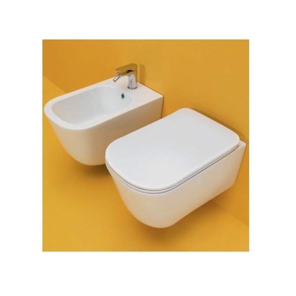 Биде подвесное Kerasan Tribeca 512530 белый матовый