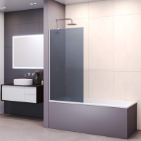 Шторка на ванну 60 см RGW Screens SC-150 351115006-31 тонированное