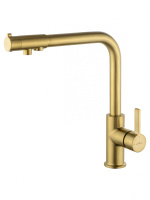 Смеситель для кухни c подключением фильтра WONZON & WOGHAND, брашированное золото WW-88458008-BG Смеситель для кухни c подключением фильтра WONZON & WOGHAND, брашированное золото WW-88458008-BG