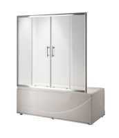 Душевая шторка на ванну (170x140) Taliente TA-1714CP