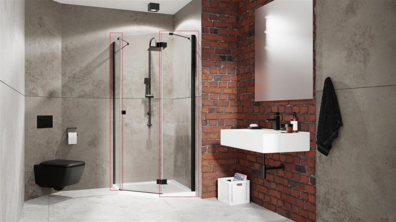 Боковые стенки Radaway Essenza New Black 385057-54-01