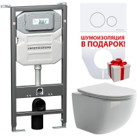 Комплект унитаза с инсталляцией Ceramicanova Forma CN3009_1001W_1000