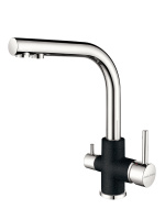 Смеситель для кухни с подключением к фильтру  Paulmark Essen Es213011-BLCR