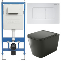 Комплект унитаза с инсталляцией Grossman Classic 97.4441BMS.04.01M с клавишей смыва