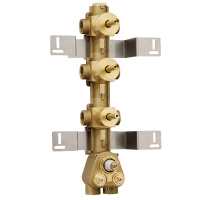 Встраиваемая часть смесителя для ванны термостатический на 5 потребителя Bossini Apice Z030210000