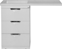 Тумба под стиральную машину Misty Куба 50  П-Куб01050-0113Я