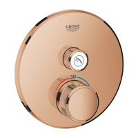 Термостат для встраиваемого монтажа на 1 выход Grohe Grohtherm SmartControl 29118 DА0 (29118DА0) теплый закат глянец Термостат для встраиваемого монтажа на 1 выход Grohe Grohtherm SmartControl 29118 DА0 (29118DА0) теплый закат глянец