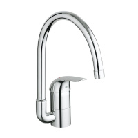 Смеситель однорычажный для мойки, Grohe Euroeco 32752 000 (32752000) хром