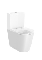 Унитаз приставной безободковый Roca Inspira Round  Rimless 342529000