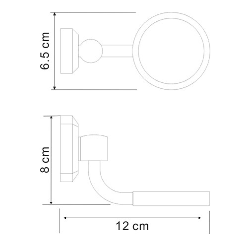 Запасной держатель, одинарный WasserKRAFT Oder C175