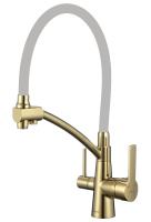 Смеситель для кухни золотой под фильтр Savol S-L1805B-04 Смеситель для кухни золотой под фильтр Savol S-L1805B-04